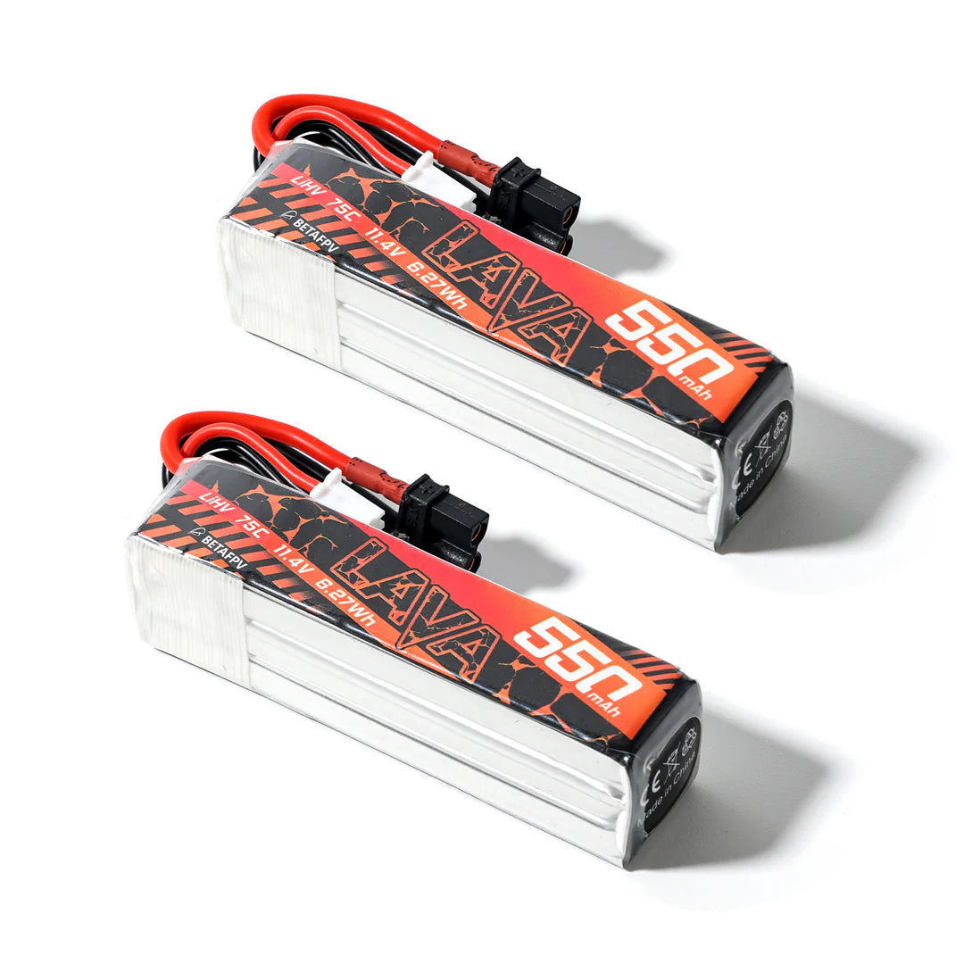 LAVA 2S/3S/4S 550mAh 75C Battery (2PCS)